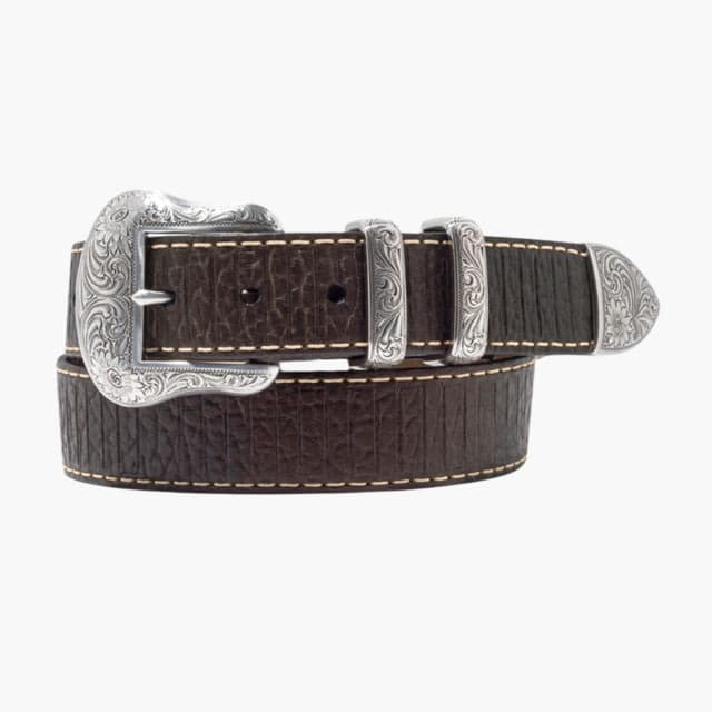 Lejon Wild Bill Ii Leather Belt - Men's Brown 42