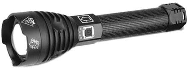 Lion Power Optics Super Bright Rechargeable 2500 Lumens LED Tactical Flashlight