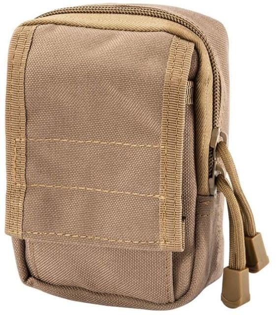 Loaded Gear CX-800 Accessory Pouch Dual Zipper Design Compatible w/ Molle System Dark Earth