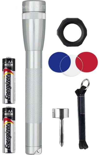 Maglite Mini Maglite Pro Led Flashlight Combo Pack Silver