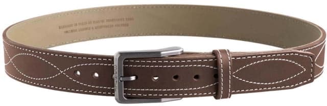 Magpul Industries Tejas El Pistolero Hide Gun Belt w/Buckle Closure 1.5in Wide 44 in Reinforced Polymer Chocolate