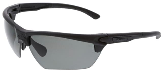 MCR Safety Tier1 T123 Tactical Gear Safety Glasses Matte Black Frame Gray MAX6 Superior Anti-Fog Lens One Size