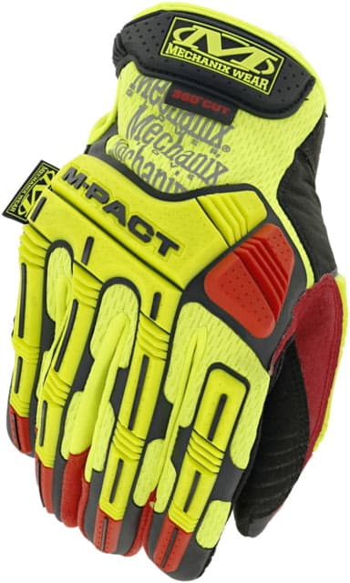 Mechanix Wear M-Pact Hi-Viz Gloves - Men's Hi-Viz Yellow Small