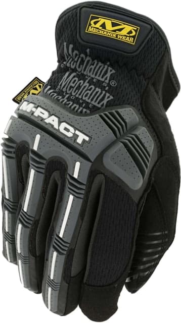 Mechanix Wear M-Pact Open Cuff Gloves - Men's Black/Grey Extra Large
