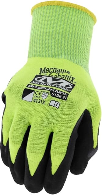 Mechanix Wear Speedknit Utility Gloves - Men's Small-Medium Fluorescent Yellow