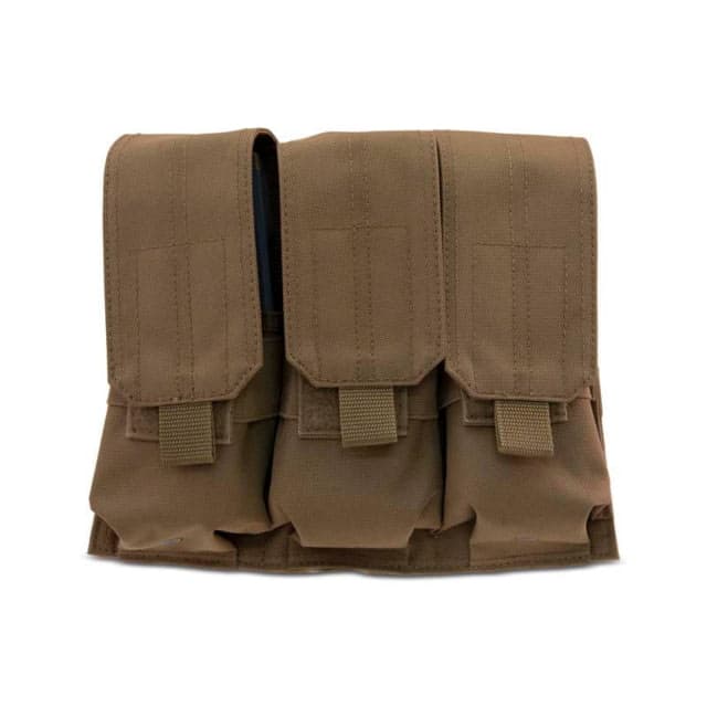 Mercury Tactical Gear Triple Stacked Mag Pouch Coyote