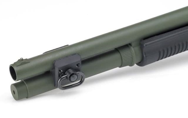 Mesa Tactical Remington Model 870 Magazine Clamp w/Sling Swivel Black w/Sling Swivel