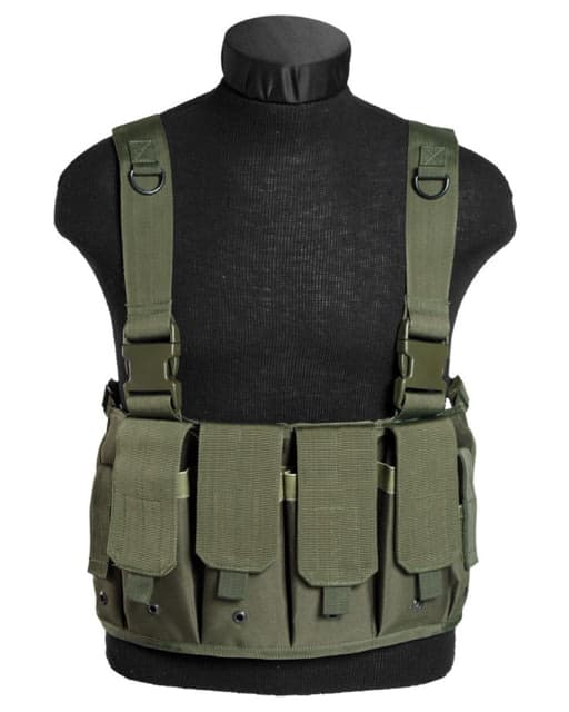 MIL-TEC Mag Carrier Chest Rig Olive Drab Adjustable
