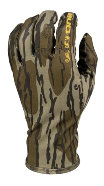 Muddy Lightweight Gloves Mossy Oak Bottomland Large