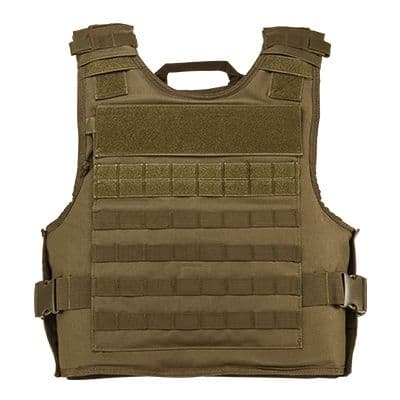 NcSTAR Vism Plate Carrier W/External Hard Armor Pockets Tan 2XL