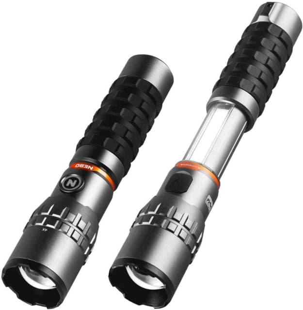 Nebo Slyde King 2k Usb-C Rechargeable Led Flashlight And Work Light Black