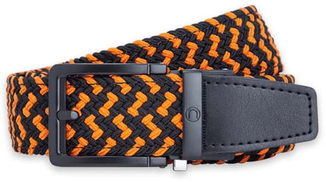 Nexbelt Braided Golf Belt Orangeblack
