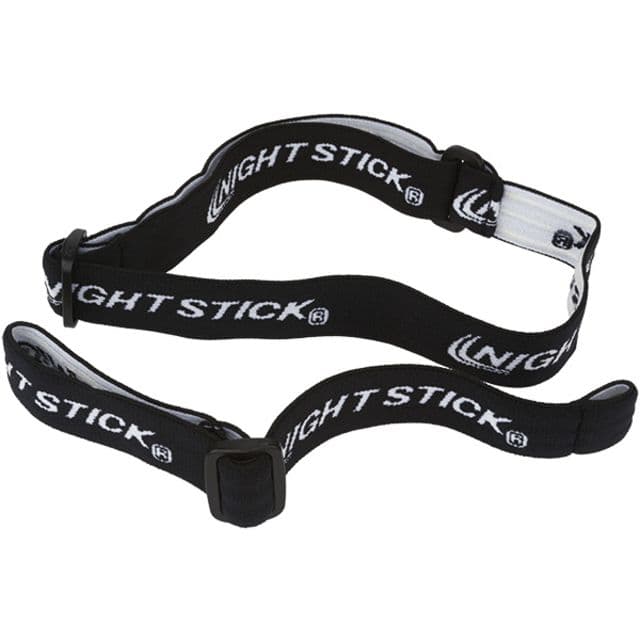 Nightstick Elastic 2-Part Head Strap With Non-Slip Lining Black