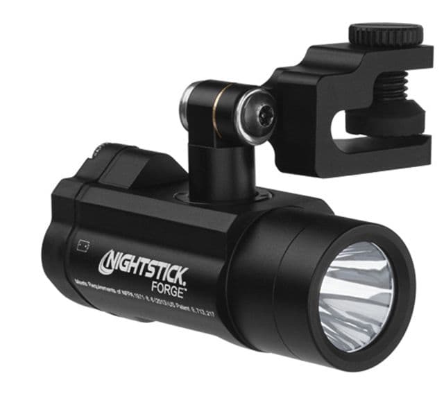 Nightstick FORGE Helmet-Mounted Multi-Function Flashlight Black