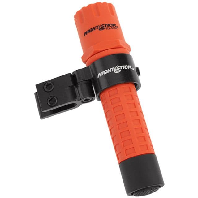 Nightstick Tactical Fire LED Flashlight w/Multi-Angle Helmet Mount180 LumensRed