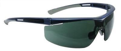 North Safety Products/Haus Glasses Safety Blu/Gry Frm Smk Unit Cs