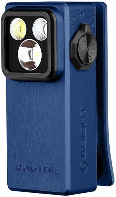 Olight Oclip Ultra Usb-C Rechargeable 530 Lumen Clip-On Led Flashlight Blue