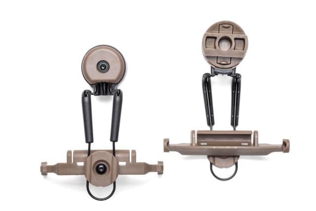 USED OTTO Engineering NoizeBarrier Helmet Mount NoizeBarrier TAC Ops Core Flat Dark Earth