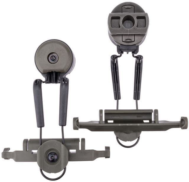 OTTO Engineering NoizeBarrier Helmet Mount NoizeBarrier TAC Team Wendy Olive Drab Green