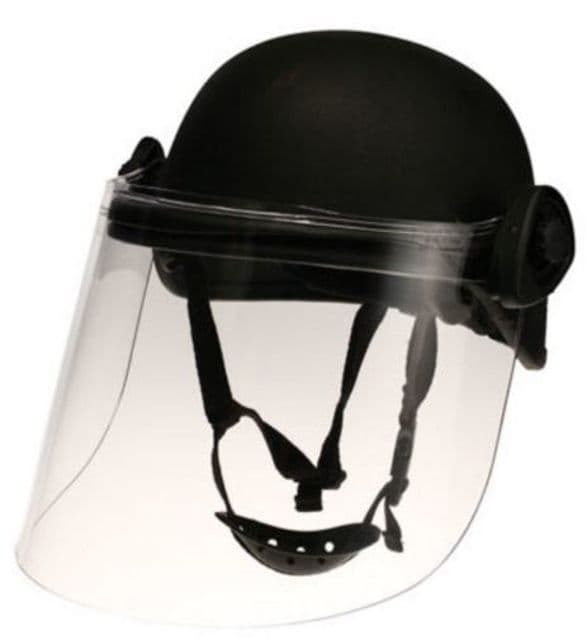 Paulson Manufacturing DK5 H.150 Integrated Face shield option-Riot Clear 8in