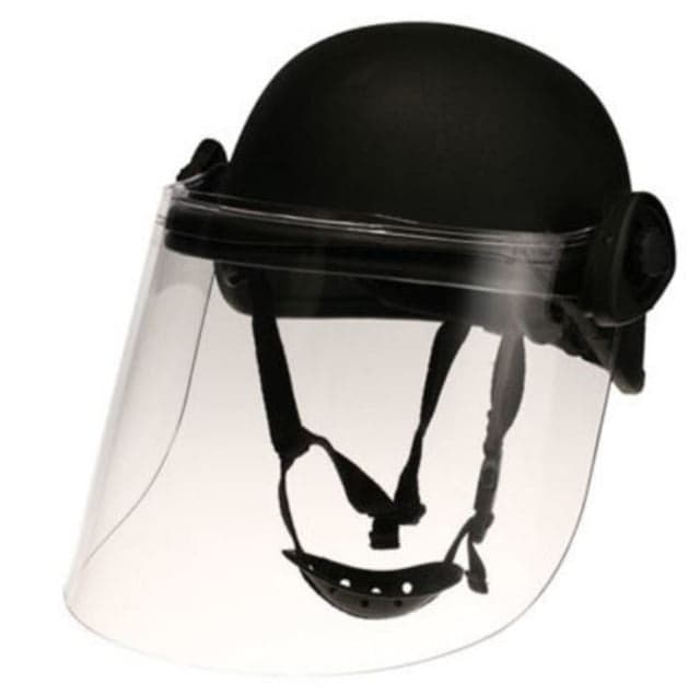 Paulson Manufacturing DK5 H.150s Integrated Face shield option-Riot Clear 6in PFRFS