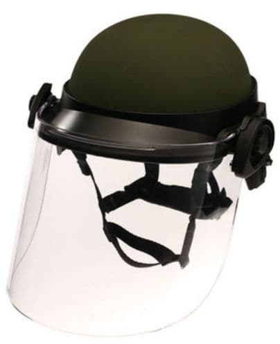 Paulson Manufacturing DK6 H.150 Retro Fit face shield- Riot Clear 8in PRFRFS