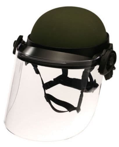 Paulson Manufacturing DK6 H.150s Retro Fit face shield- Riot Clear 6in PRFRFS