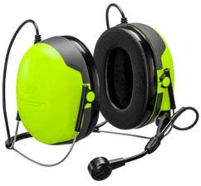 PELTOR CH-3 Headset w/Ptt Neckband Black/Yellow
