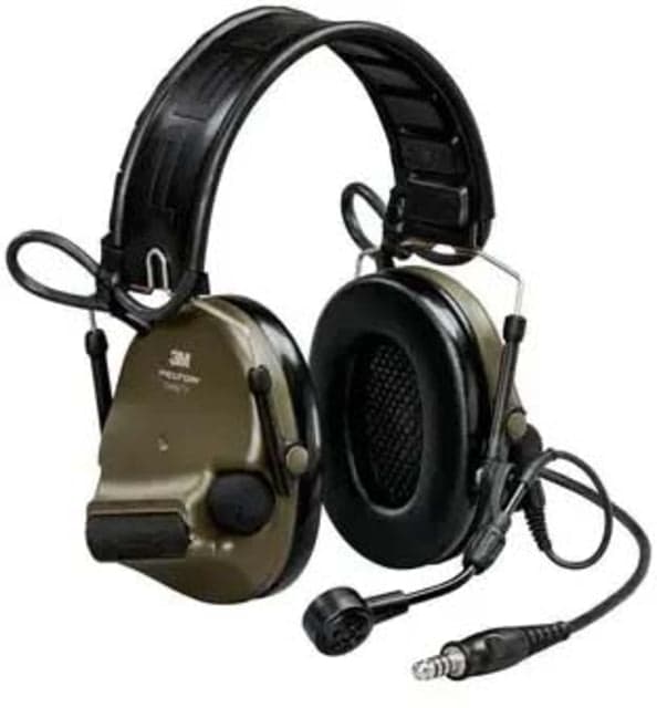 PELTOR ComTac VI NIB 23 dB Headset Single DL Green Headband & ARC 915 MHz Green MT20H682FB-47N GNS