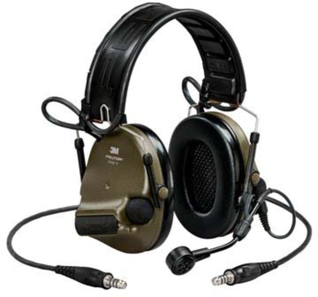 PELTOR ComTac VI NIB Headset On/Over Ear Black/Green MT20H682FB-19N GN