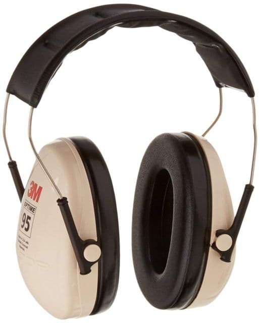 Peltor Optime 95 Hearing Protection Beige Over-the-Head H6AV