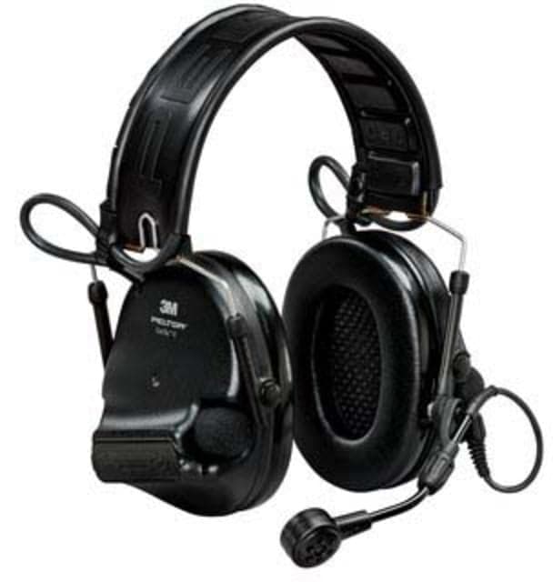 PELTOR Swattac VI NIB Foldable Mi Input Dynamic Boom Mic Headset Black MT20H682FB-09N SVS