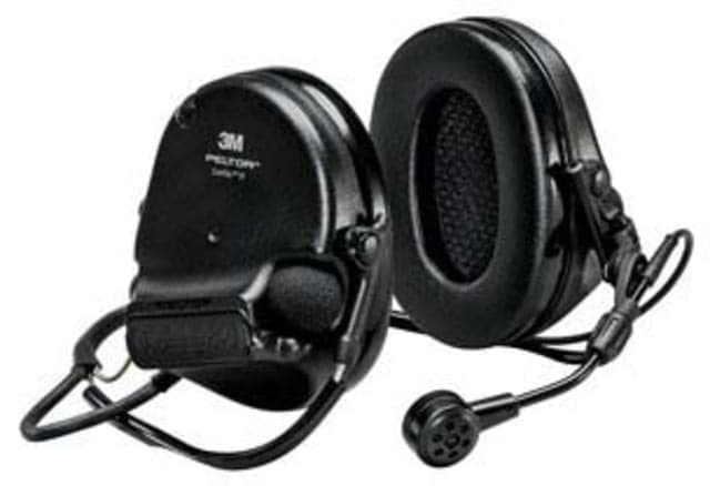 PELTOR Swattac VI NIB Neckband Mi Input Dynamic Boom Mic Headset Black MT20H682BB-09N SVS