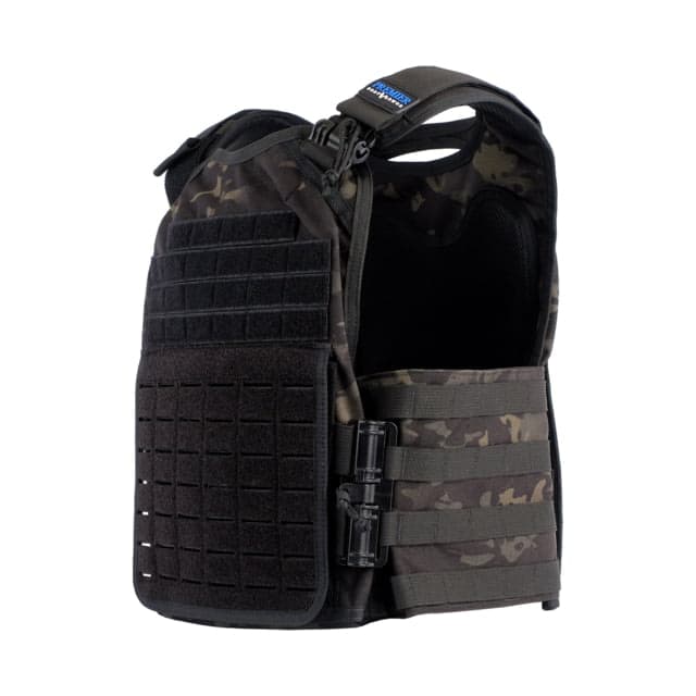 Premier Body Armor Core Plate Carrier w/ Level IIIA Cummerbund Armor Multicam Black Small/Medium