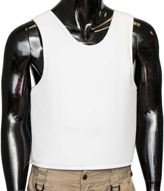 Premier Body Armor NIJ Certified Discreet Executive Vest Level IIIA White Extra Large