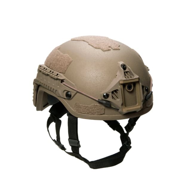 Premier Body Armor Fortis Ballistic IIIA Tactical Helmet FDE Small/Medium