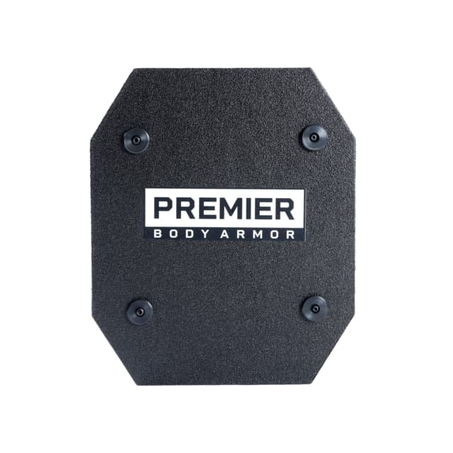 Premier Body Armor Stratis Pro Shield Level III+ Plate Carriers Black 15x18 inch