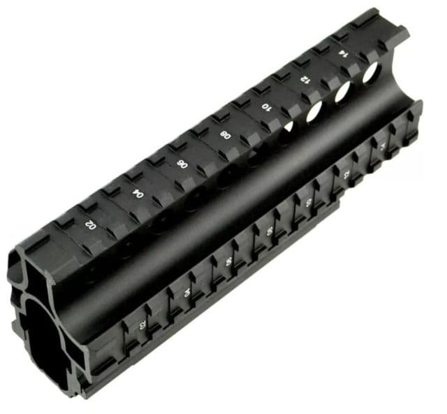 Sniper 15 Slot Duct Cover Mount. Fits Yugo 70 Black