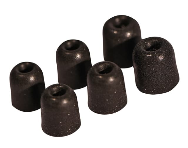 Pro Ears HTBT Tips 3 Pairs Per Bag Black Small