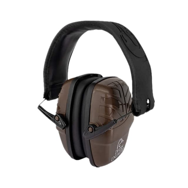 Radians Low Profile Earmuff Over the Head Brown