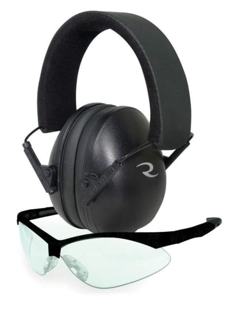Radians G4 Junior Shooting Glasses Clear Lens Black Frame Includes Lo