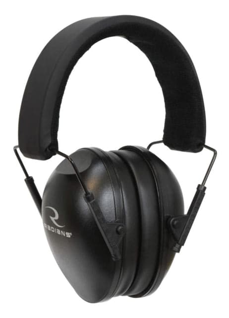 Radians Lowset Passive Earmuffs 21 DB Over The Head Black Ear Cups Wit