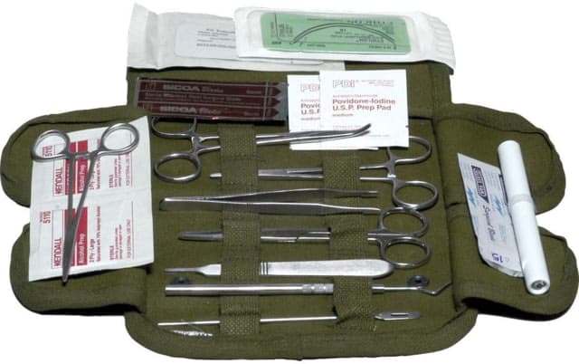 Red Rock Outdoor Gear Stainless Steel Surgical Set Olive Drab