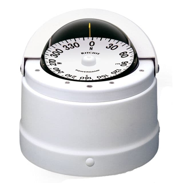 Ritchie Navigator Compass - Binnacle Mount - White
