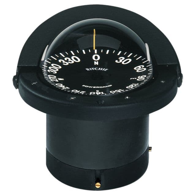 Ritchie Navigator Compass - Flush Mount - Black