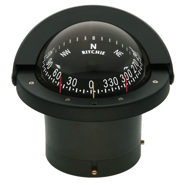 Ritchie Navigator Compass - Flush Mount - Black
