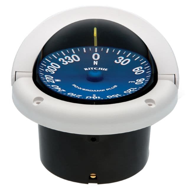 Ritchie Supersport Compass - Flush Mount - White