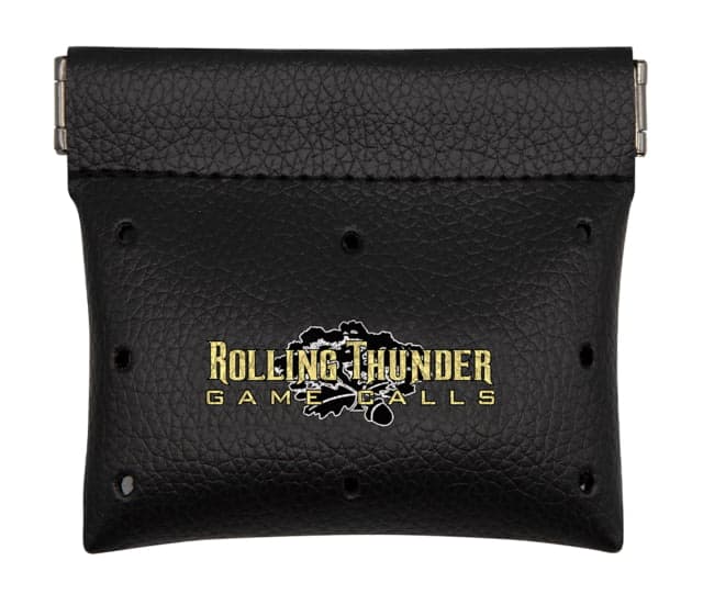 Rolling Thunder Game Call Mouth Call Pouch Black