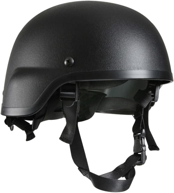 Rothco ABS Mich-2000 Replica Tactical Helmet Black Black