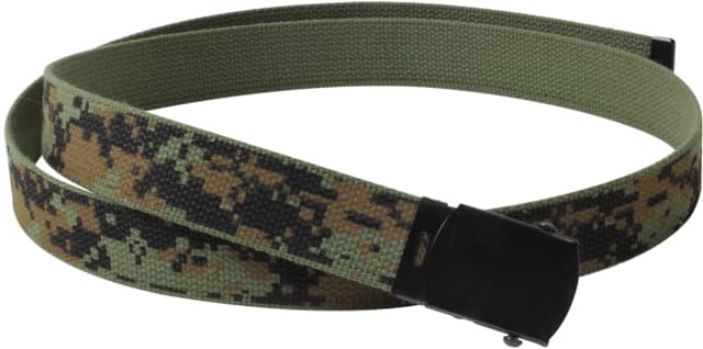 Rothco Camo Reversible Web Belt Woodland Digital/Olive Drab 54 Woodlanddigitalolivedrab-54inches